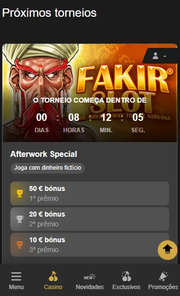 Registar-se no Casino ESC ONLINE CASINO