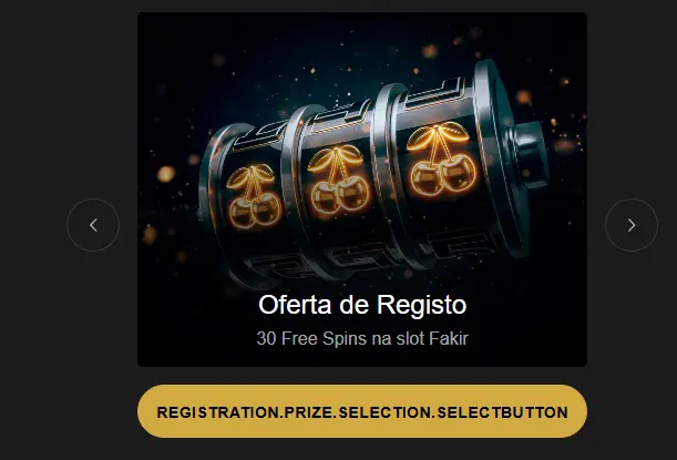 Registo no Casino ESC ONLINE CASINO