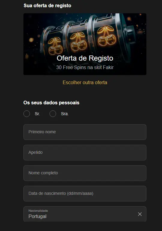 Iniciar sessão no ESC ONLINE CASINO