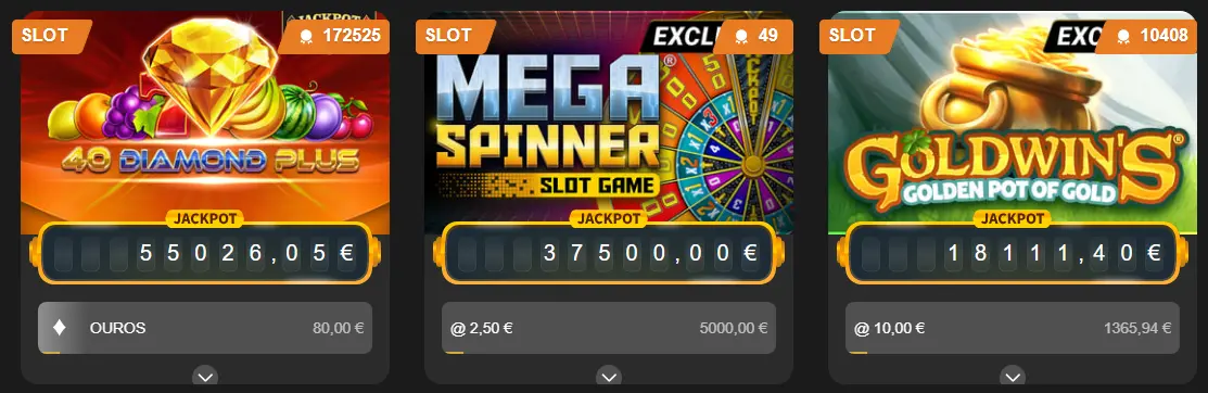 Tipos de máquinas caça-níqueis ESC ONLINE CASINO
